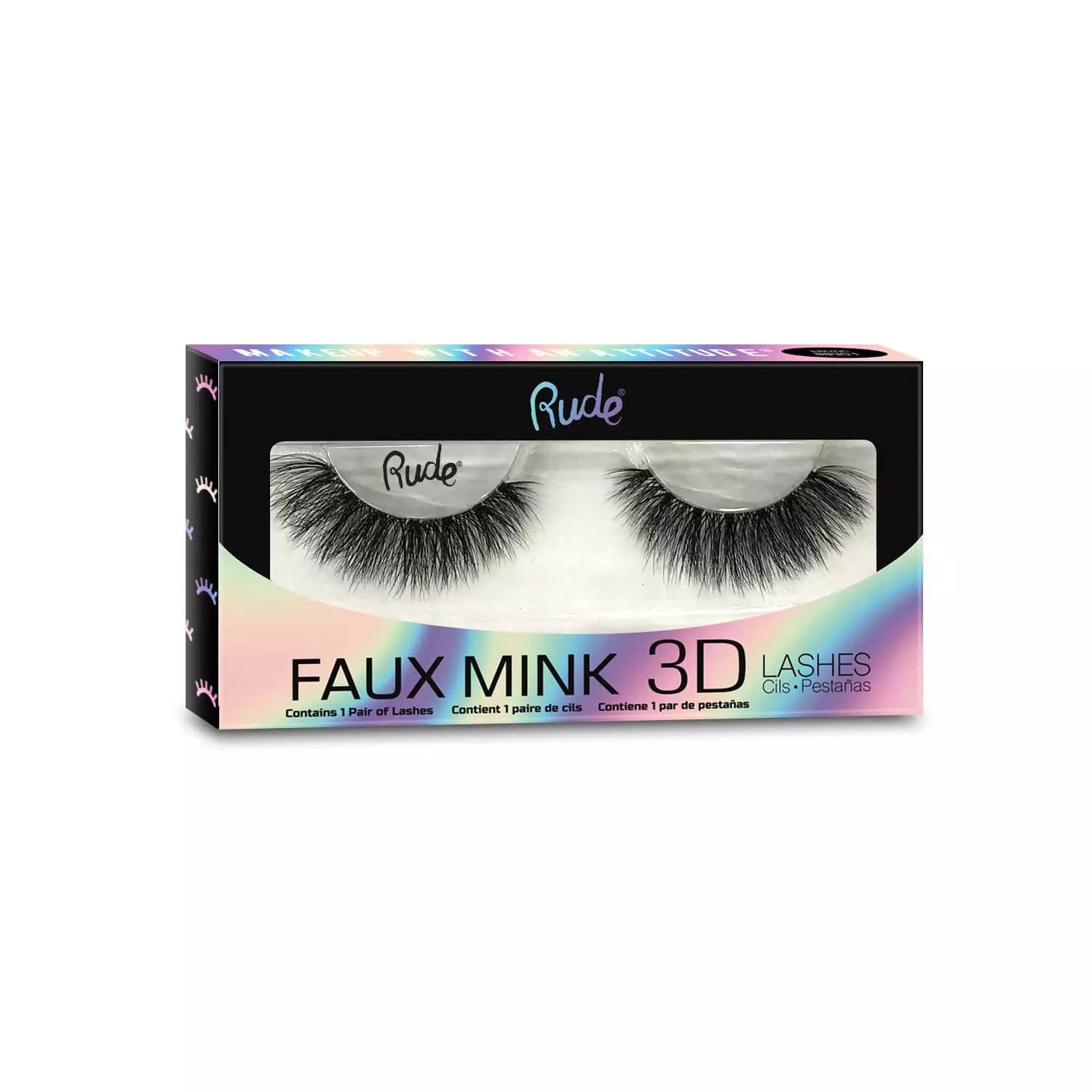 Rude Faux Mink 3D Lashes-Narcissist