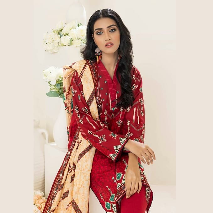 Ideas Khaddar Unstitched Digital Printed Suit K-22086
