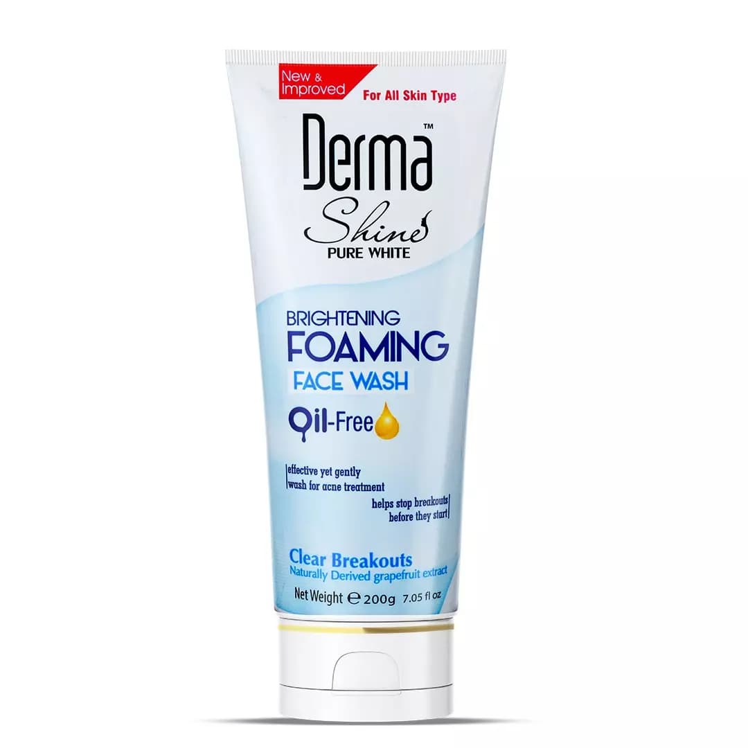 Derma Shine Oil Free Foaming Face Wash 200g