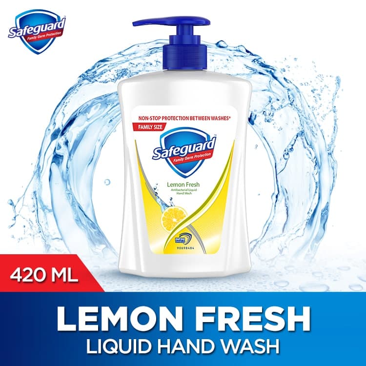 Safeguard Liquid Hand Soap Wash Lemon Fresh 400ml