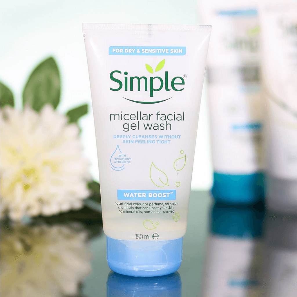 Simple Water Boost Micellar Facial Gel Wash 150ml
