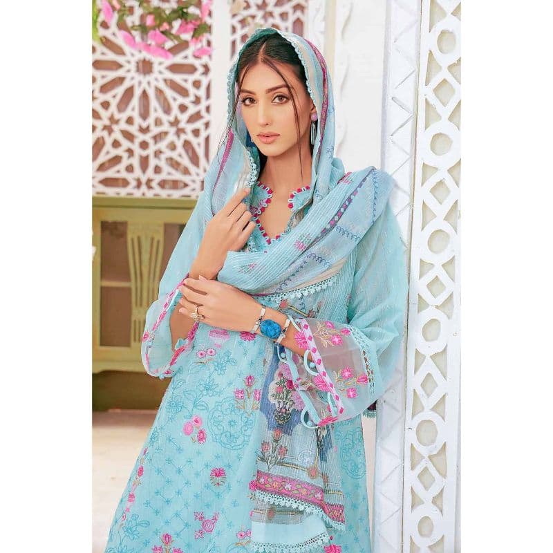 Embroidered Dobby Unstitched Suit DB-32011 3PC