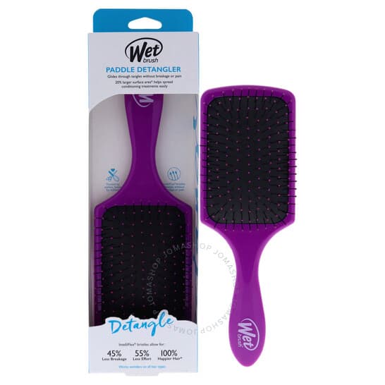 Wet Brush Paddle Detangler Purple