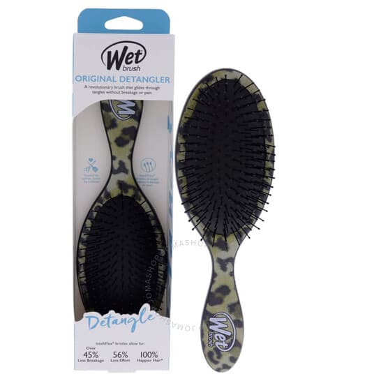 WET Brush Original Detangler Brush - Safari Leopard