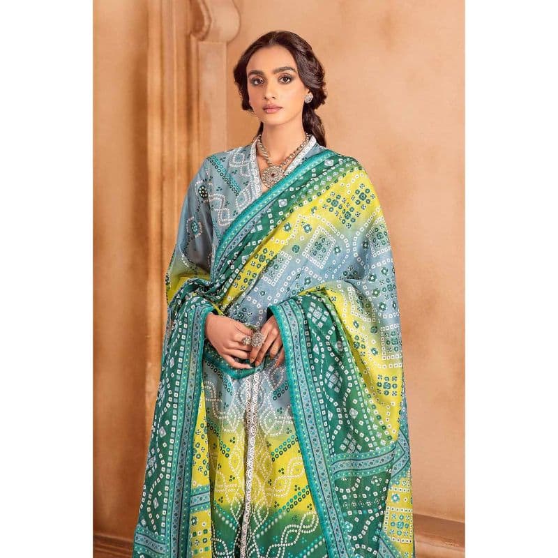 Chunri Lawn Unstitched Suit CL-32097B 3PC