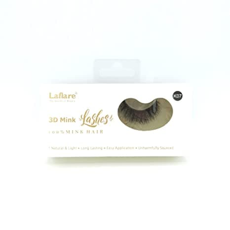 Laflare 3D Mink Lashes 100% Mink Hair K07