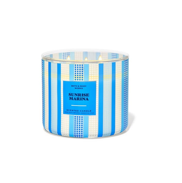 Bath and Body Works Candle Sunrise Marina