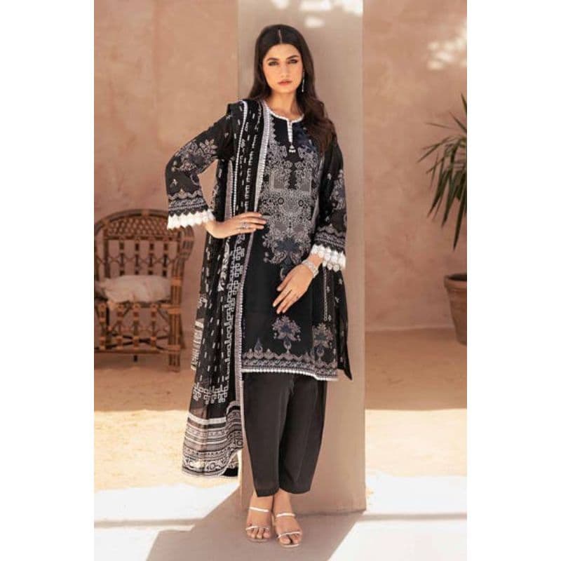 Ideas Unstitched Printed Lawn Suit B-32039 3PC
