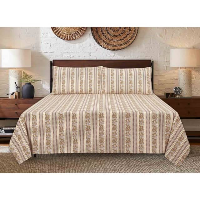 Ideas Mustard Gold T-150 Bed Sheet Set