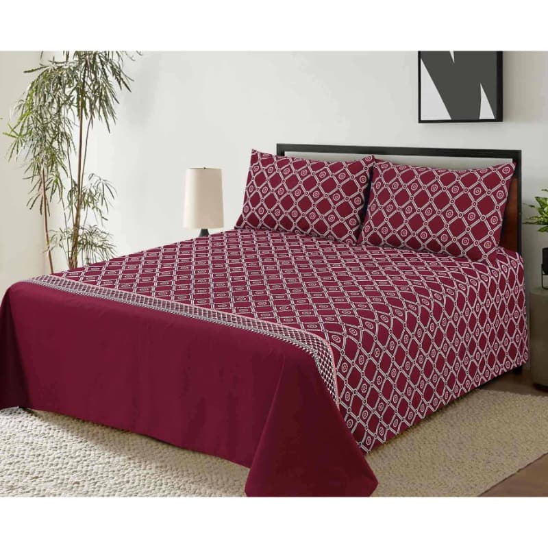 Ideas SS23-037 Bed Sheet Set Double Bed