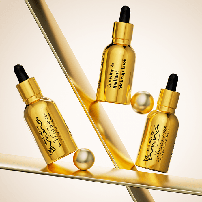 BBA By Suleman 24K Gold & Roses Glowing Face Serum 15ml