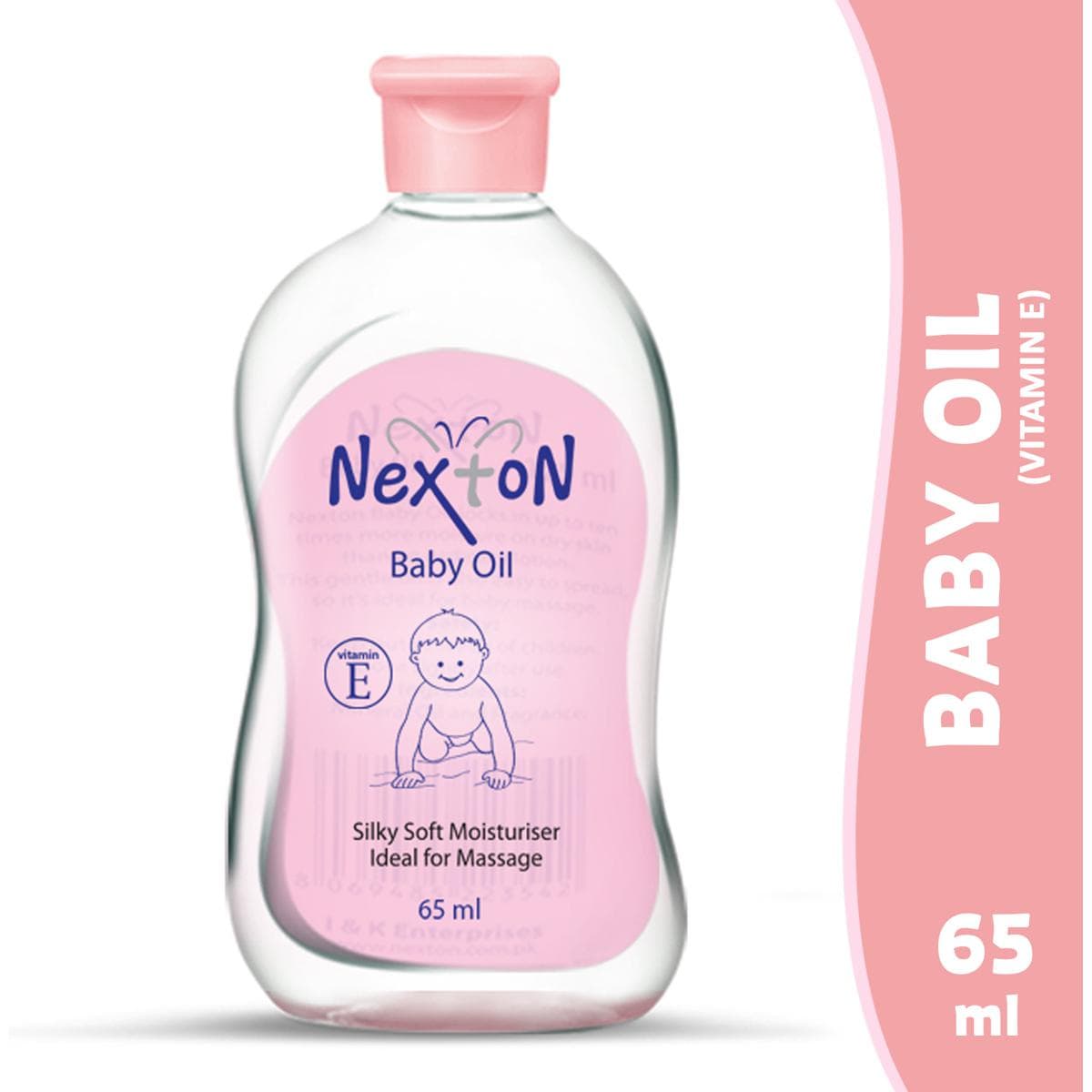 Nexton Vitamin E Baby Oil Pink 65ml