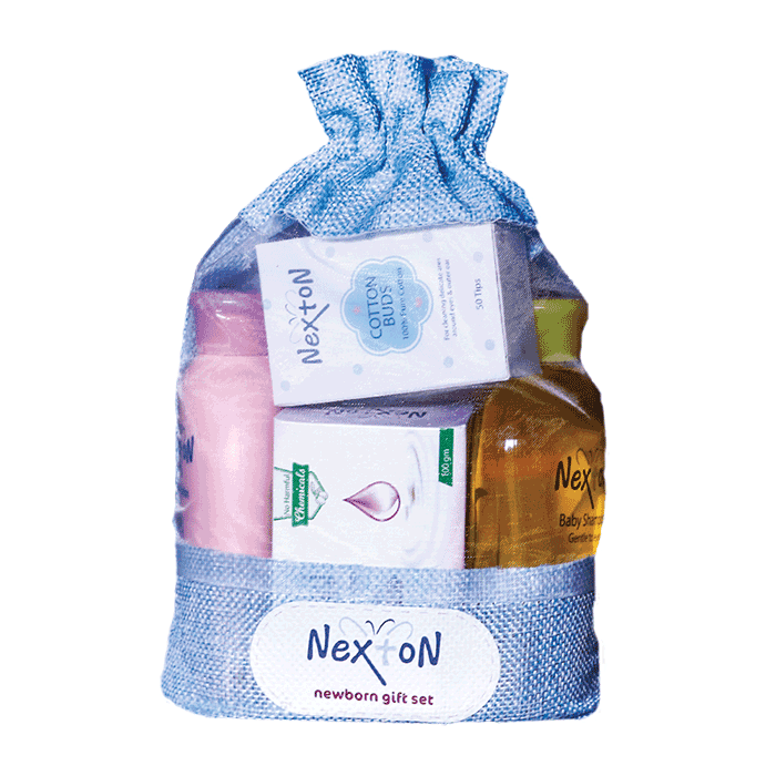 Nexton New Born Baby Gift Set Pouch-Small