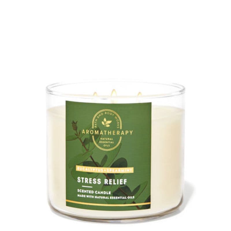 Bath and Body Works Eucalyptus Spearmint 3 Wicks Candle