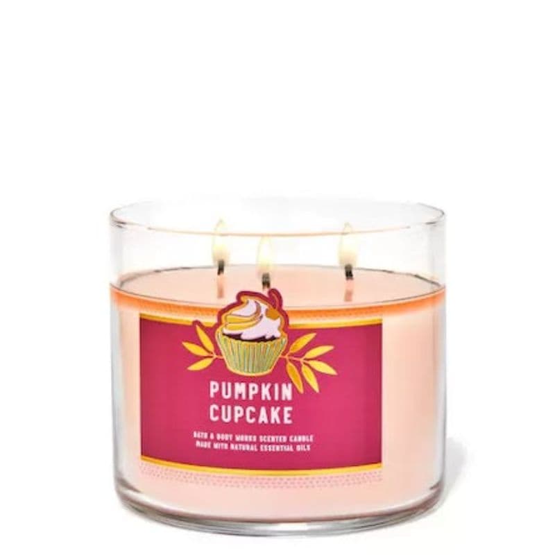 Bath and Body Works Pumpkin Cupcake 3-Wick Candle