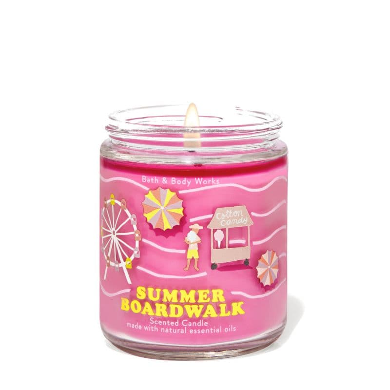 Bath and Body Works Summer Boardwalk Single Wick Candle