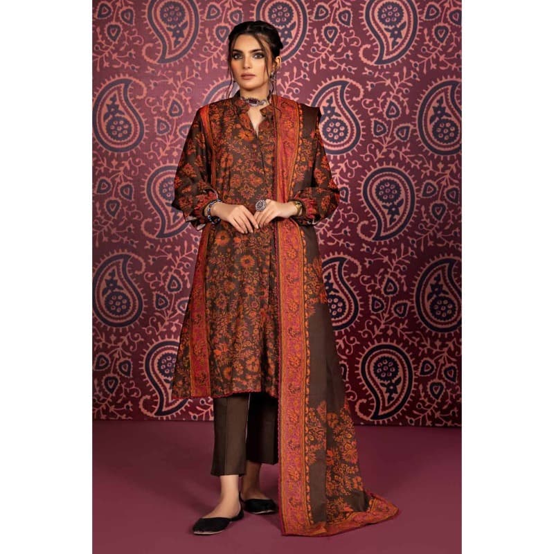 Ideas Cotton Linen Unstitched Suit K-32002 3PC