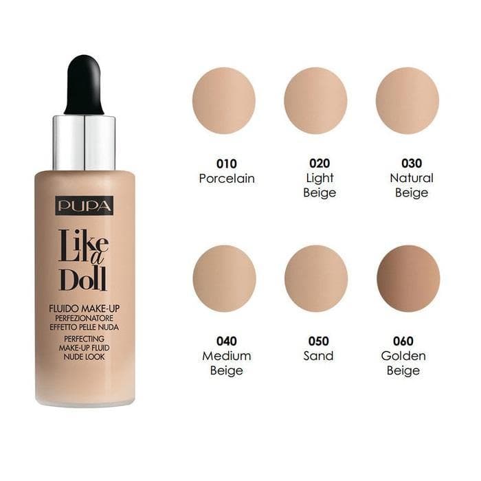Pupa Like A Doll Perfecting Makeup Fluid Nude Look