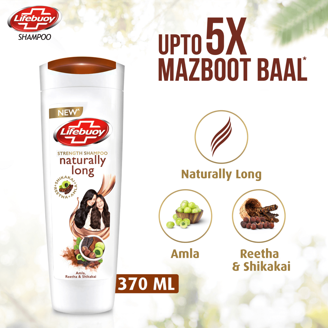 Lifebuoy Naturally Long Shampoo 370ml