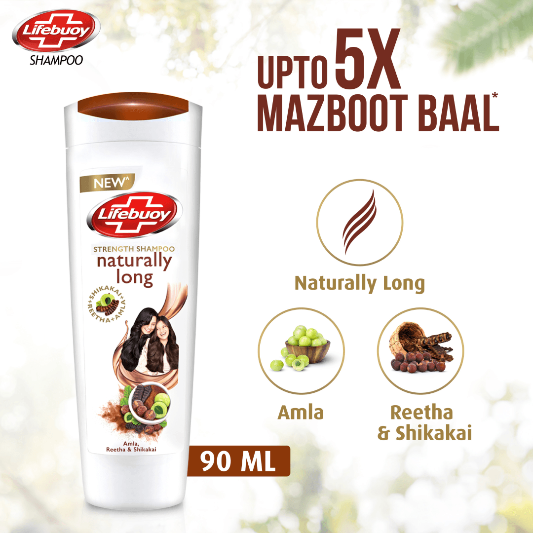 Lifebuoy Naturally Long Shampoo 90ml