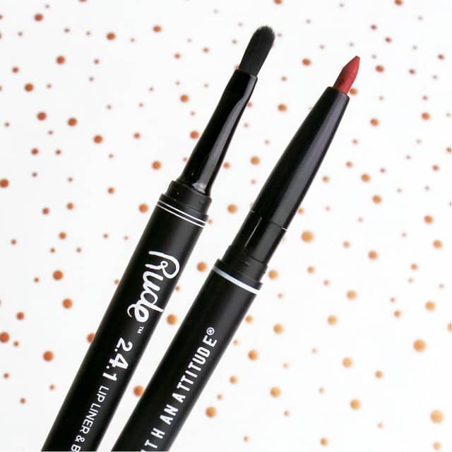 Rude 2.4.1 Lip Liner & Brush