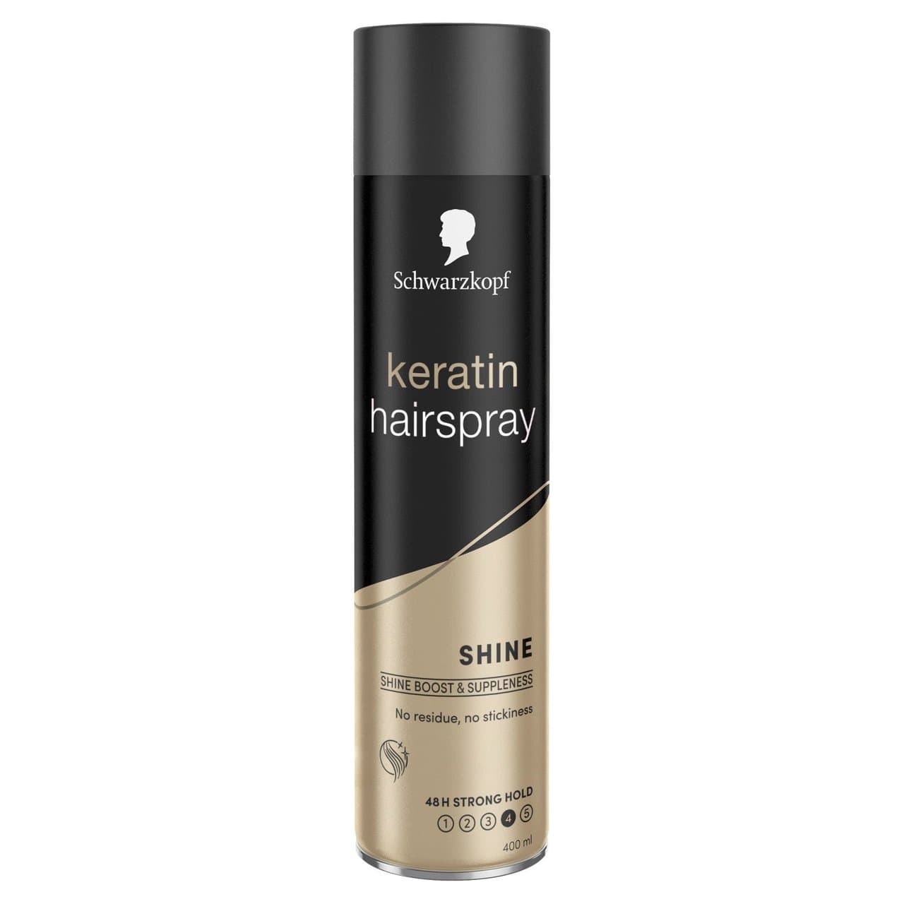 Schwarzkopf Keratin Styling Salon Plex Hair Spray 400ml