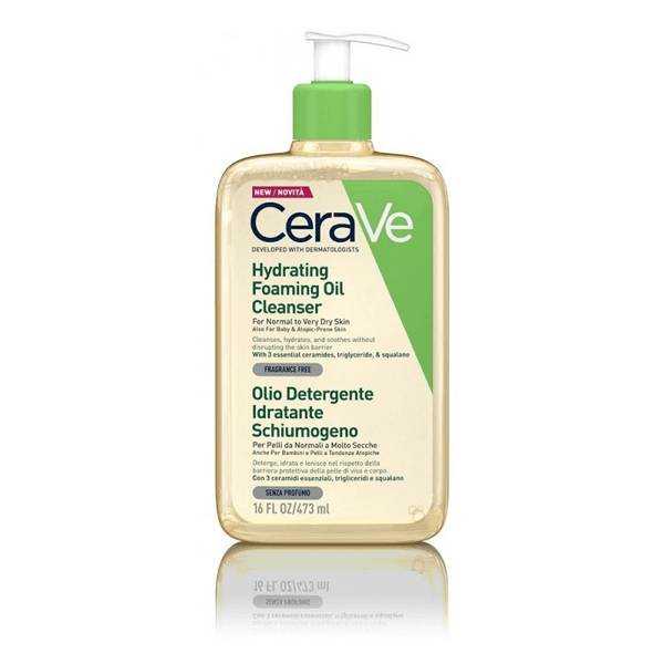CeraVe Hydrating Foaming Oil Cleanser For Normal To Very Dry Skin 473ml
