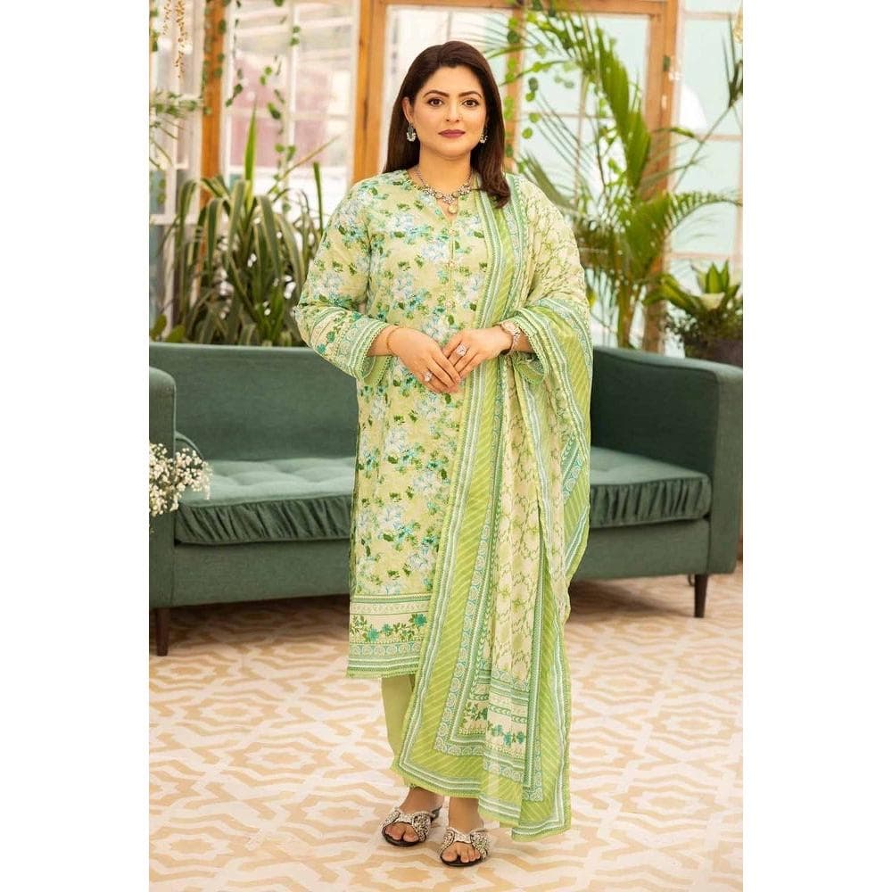 Ideas Printed Lawn Unstitched Suit CL-42077 B 3PC