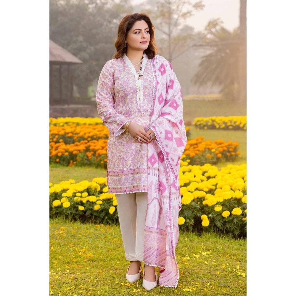 Ideas Printed Lawn Unstitched Suit CL-42195 A