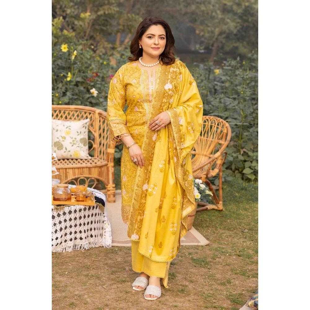 Ideas Embroidered Printed Lawn Unstitched Suit CL-42081 3PC