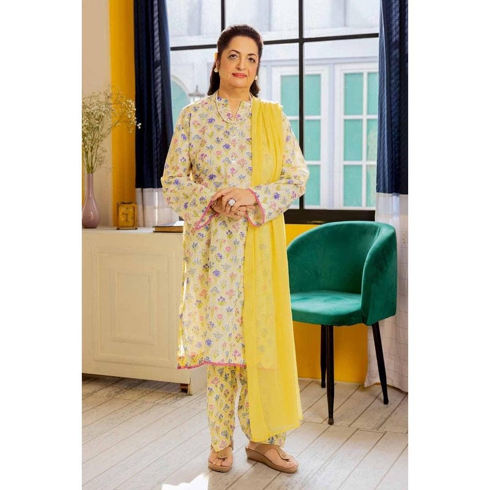 Ideas Printed Lawn Unstitched Shirt SL-42005