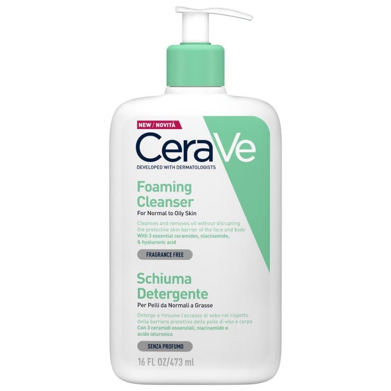 CeraVe Foaming Cleanser Normal To Oily Skin 473ml