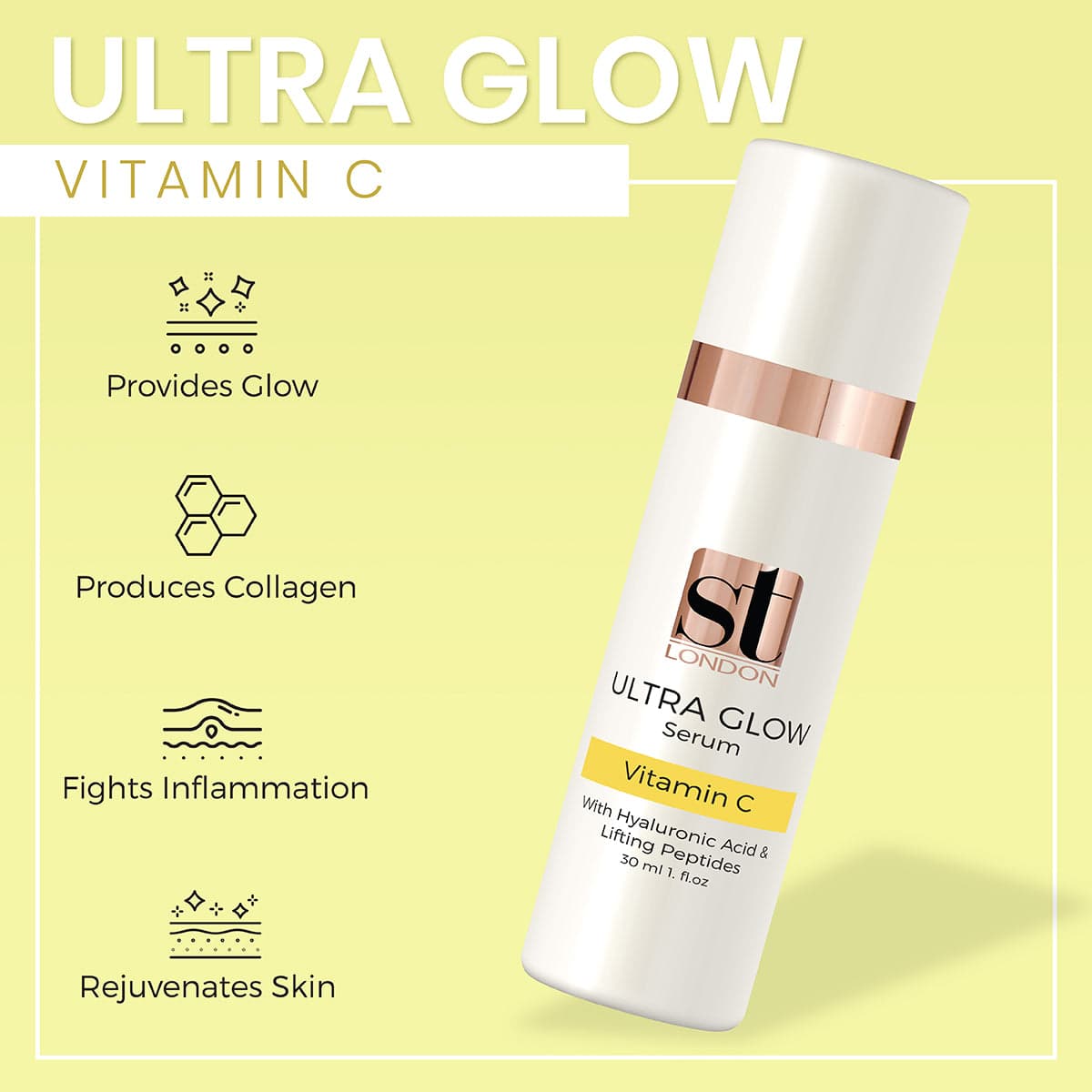 ST London Ultra Glow Vitamin C Serum 30ml