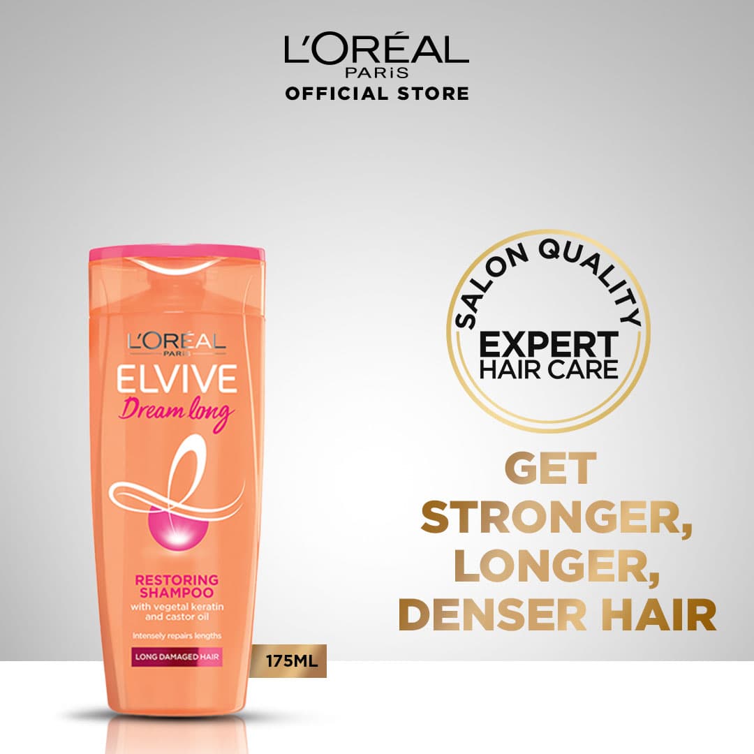 L'Oreal Paris Elvive Dream Long Shampoo 175 ml - For Longer & Stronger Hair
