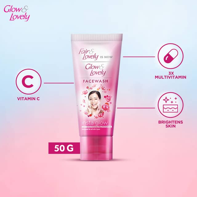 Glow & Lovely Insta Glow Facewash 50g