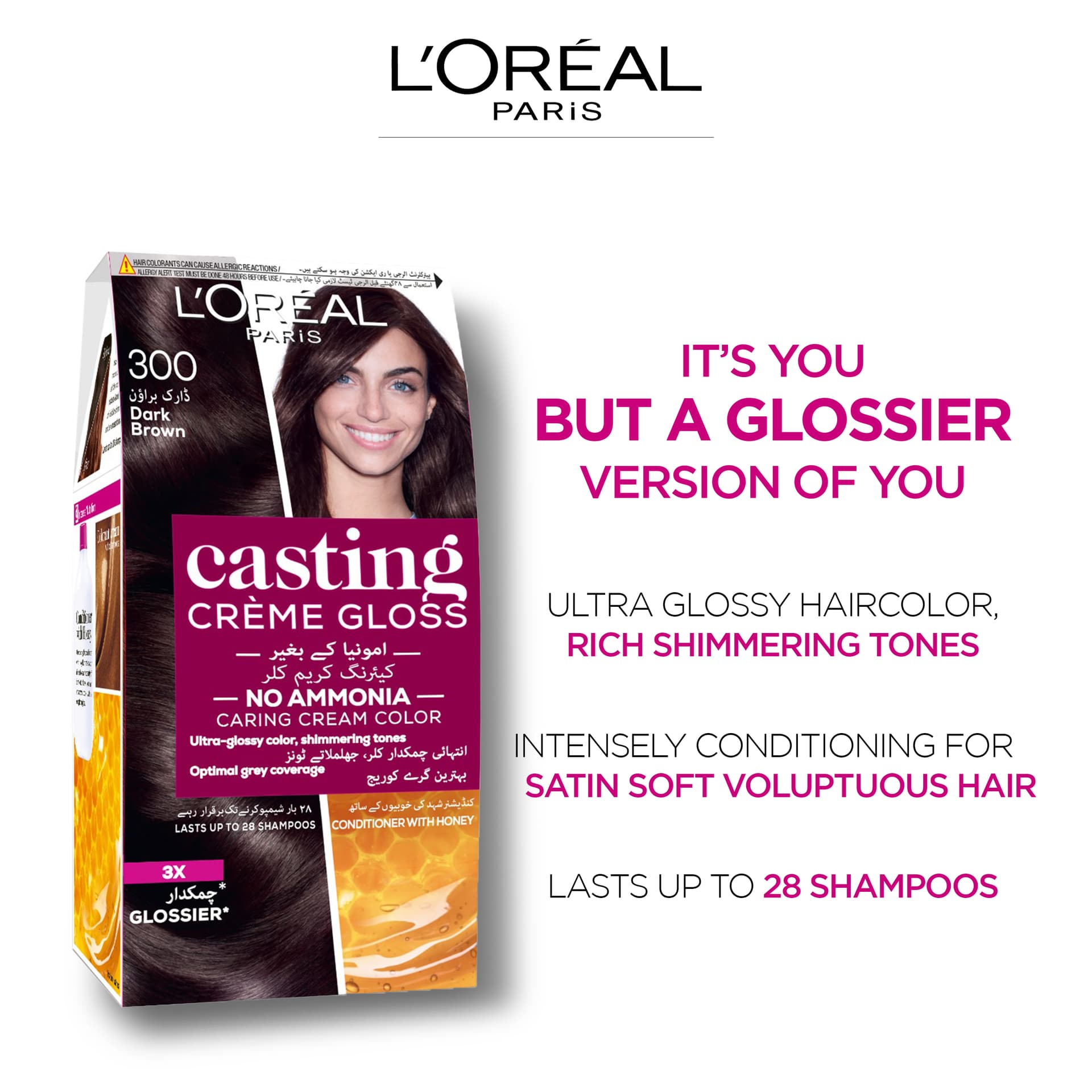 L'Oréal Paris Casting Creme Gloss - 300 Darkest Brown