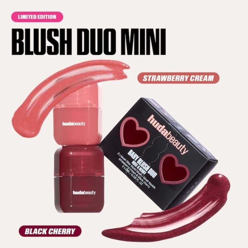 Huda Beauty Mini Baby Blush Duo Set