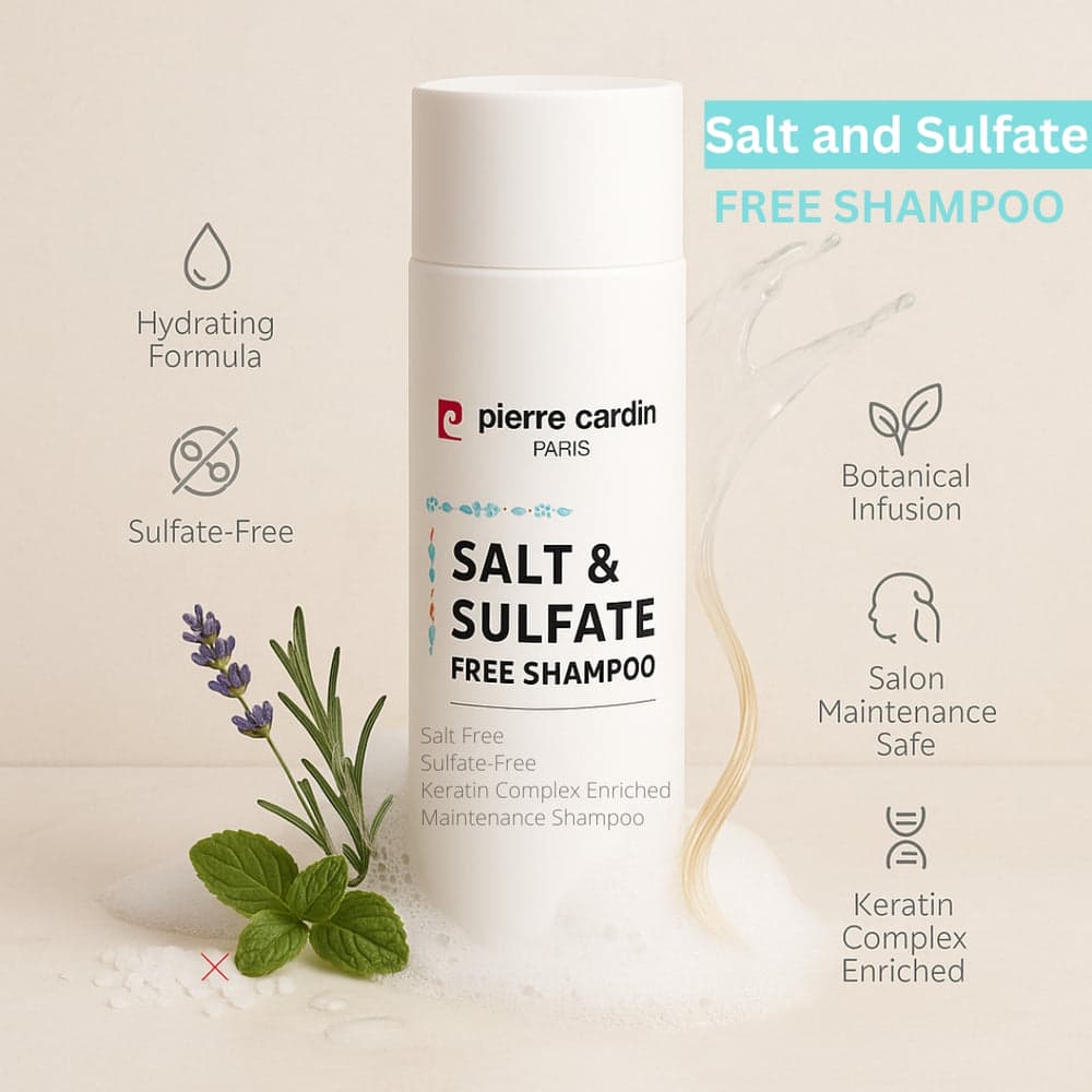 Pierre Cardin Paris Salt & Sulfate Free Shampoo 200ml