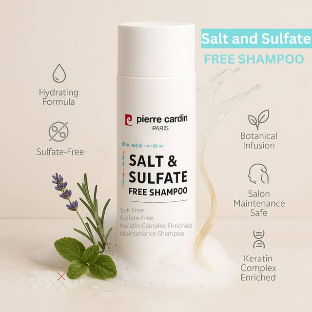 Pierre Cardin Paris Salt & Sulfate Free Shampoo 200ml
