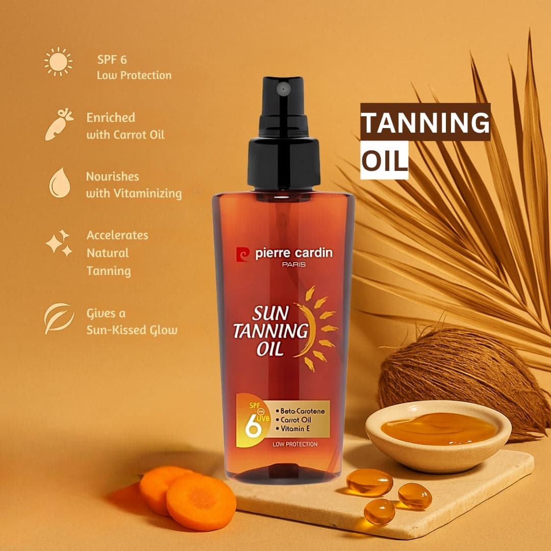 Pierre Cardin Paris Sun Tanning Oil 125ml