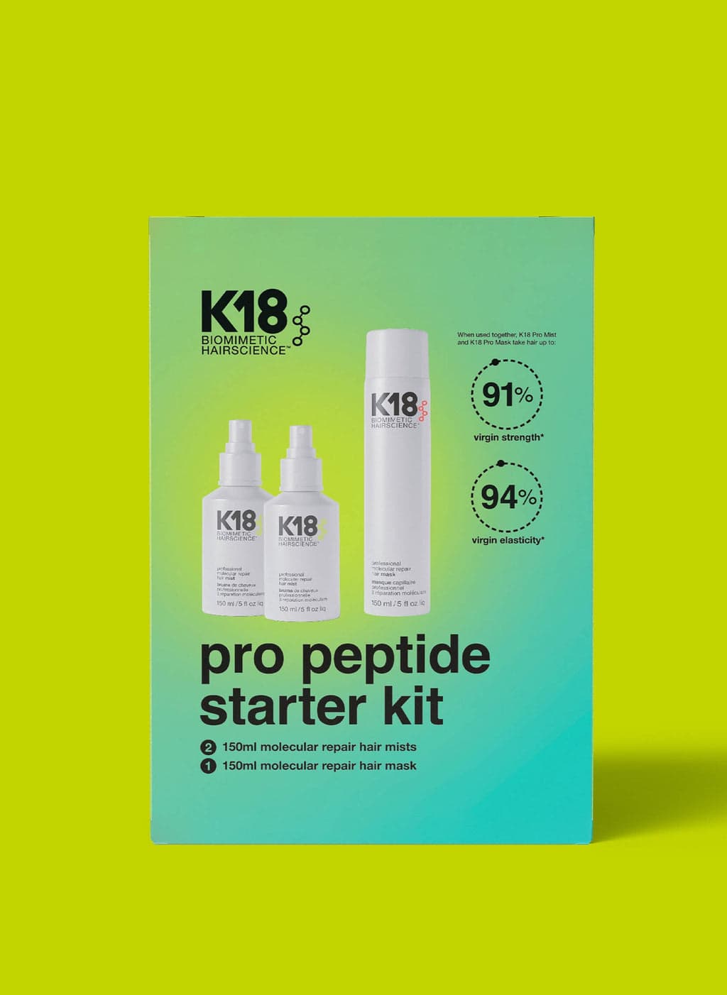 K18 Biomimetic HairScience Pro-Peptide Starter Kit