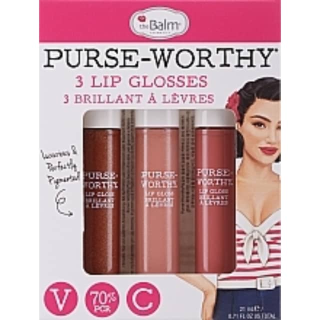 The Balm Cosmetics Purse-Worthy Lip Glosses Pack Of 3