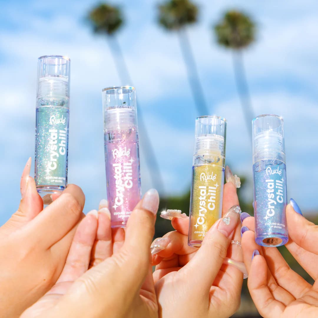 Rude Crystal Chill Cooling Glitter Lip Gloss