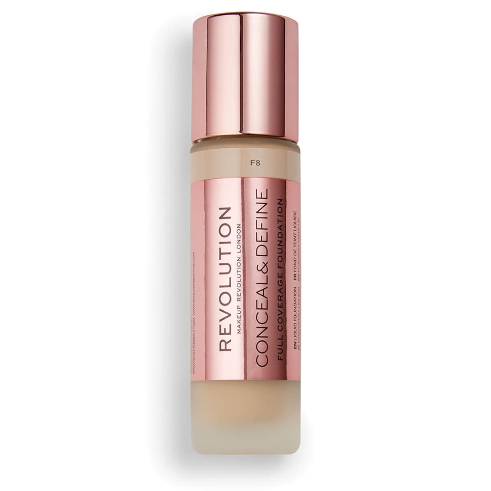 Makeup Revolution Conceal & Define Foundation F8