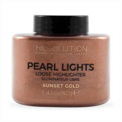 Makeup Revolution Pearl Lights Loose Highlighter - Sunset Gold